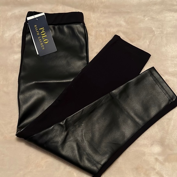 Beautiful and fashionable 1/2 leather leggings!        “Leggings only” - Picture 1 of 10